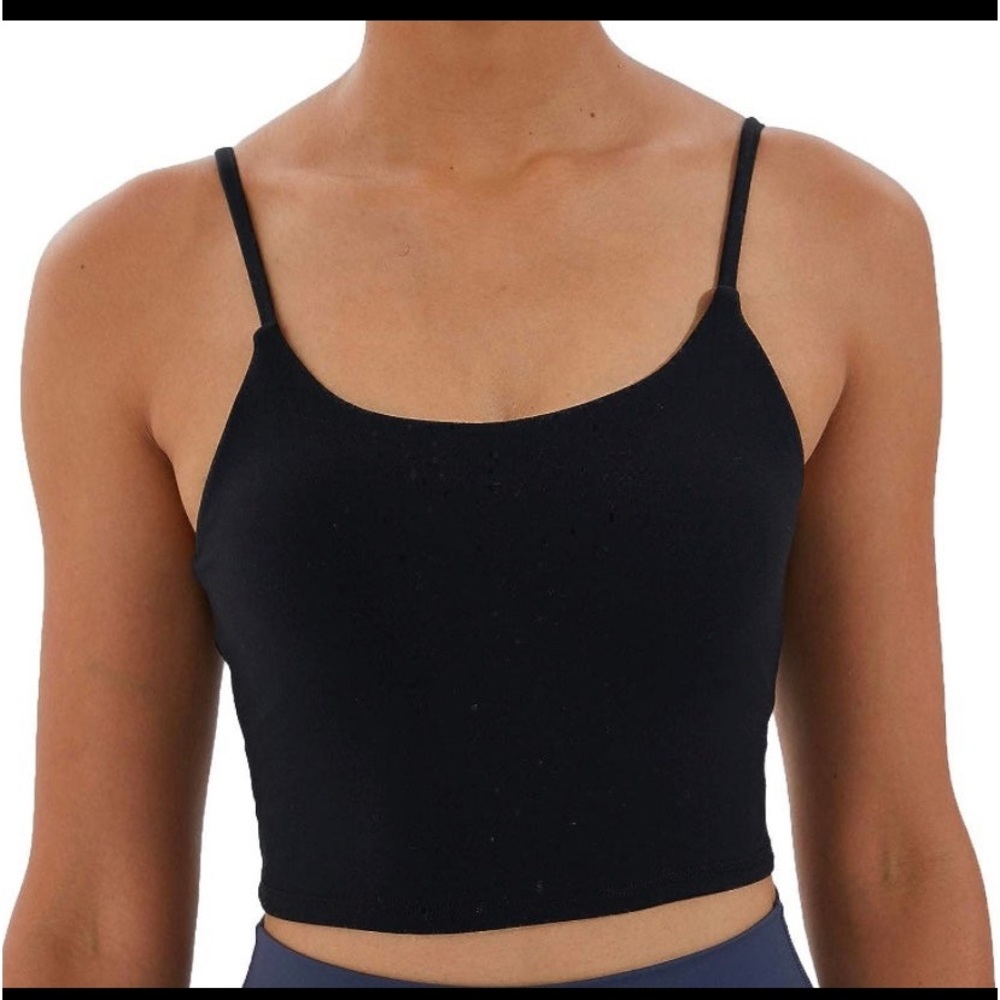black Yoga athletic tank top